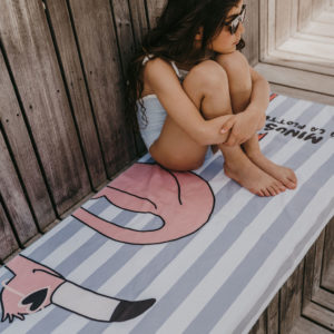 Zakuw – Serviette de plage – Flamant rose