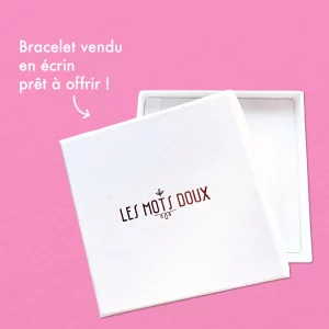 Les Mots Doux – Bracelet coeur – Merci pour cette belle année