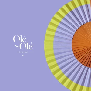 Olé Olé – Eventail – Mauve lime