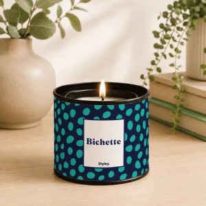 Styley – Bougie Fleurs de coton –  »Bichette »