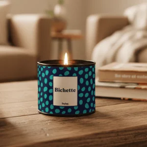 Styley – Bougie Fleurs de coton –  »Bichette »