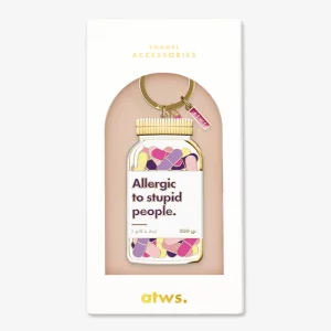 ATWS – Porte-clé – Allergie to stupide people