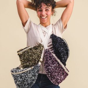 Mellipou – Sac banane à langer – Dorée
