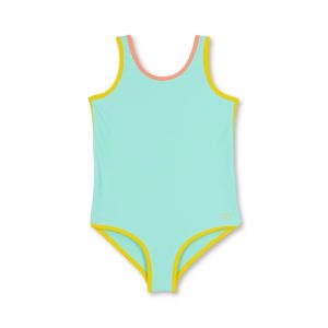 Baïnes – Maillot anti-UV Pam – Turquoise