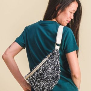 Mellipou – Sac banane à langer – Gris