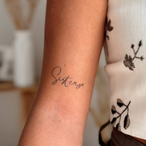 Sioou – Tatouage éphémère – Sister