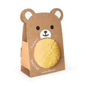 Ratatam – Ballon Ourson Peluche 12cm – Jaune