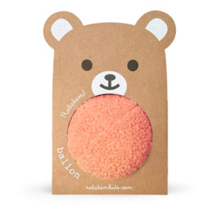 Ratatam – Ballon Ourson Peluche 12cm – Corail