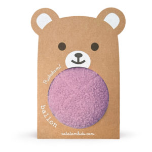 Ratatam – Ballon Ourson Peluche 12cm – Lilas