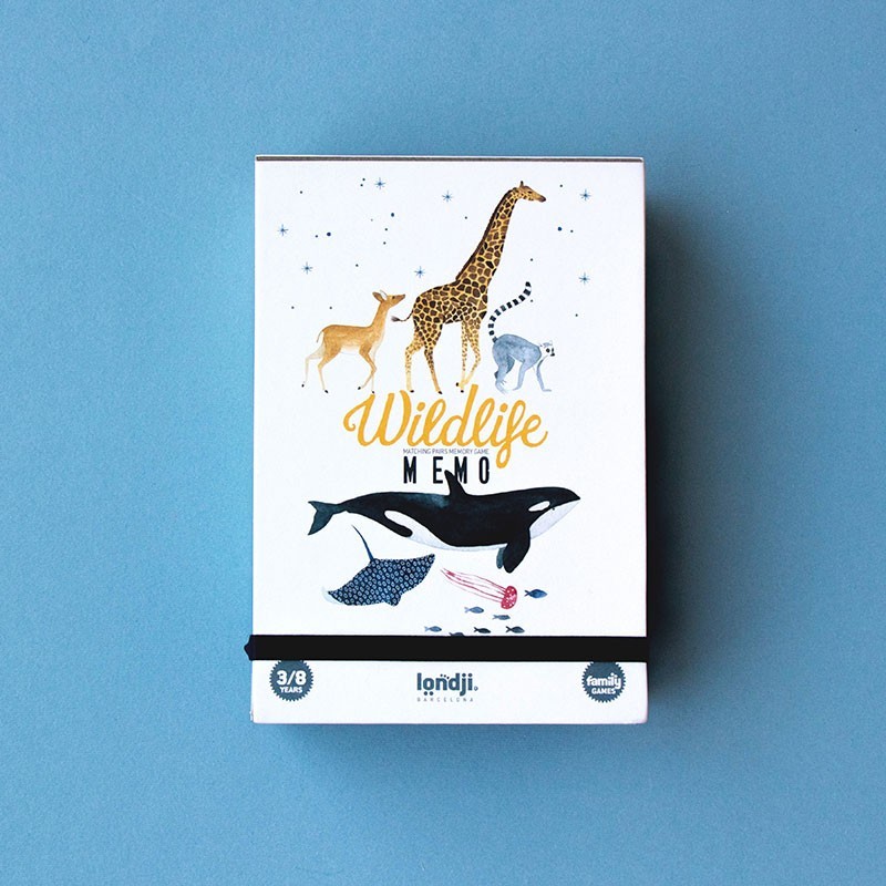 Londji-Jeux-Memory Game - WILDLIFE