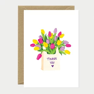 ATWS – Carte postal – Thank you tulip bag