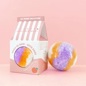 INUWET – Bombe de Bain Icecream – Pêche