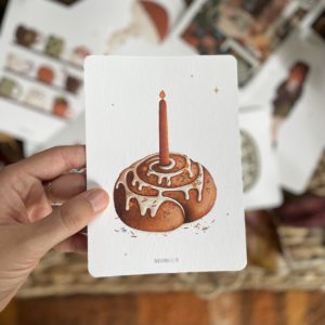Papier Poetic – Carte Postale – Cinnamom Rolls Anniversaire