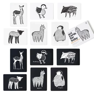 Wee Gallery – Carte d&rsquo;Art Pour Bébé – Animaux Bébé