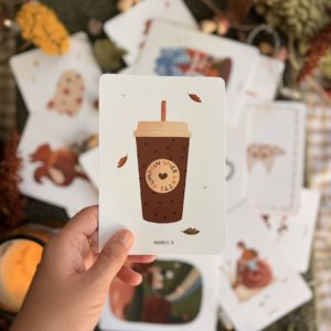Papier Poetic – Carte Postale – Gobelet d&rsquo;Automne