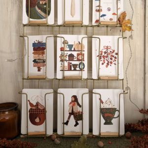Papier Poetic – Carte Postale – Tasse Ecureuil Chantilly