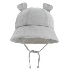 Rammelaartje – Chapeau de Soleil Hydrophile Pour Bébé – Gris