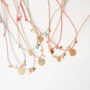 Le Petit Lien de Paris – Collier Gri Gri Amour Rouge