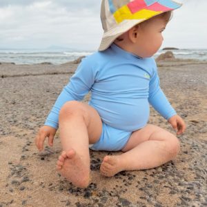 Baïnes – Combinaison Anti-UV Bébé – Sunny Bleu
