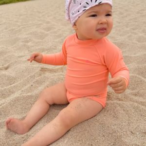 Baïnes – Combinaison Anti-UV Bébé – Sunny Peach