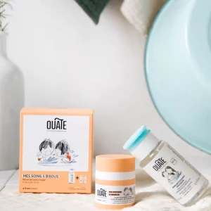 OUATE – MES DUOS ROUTINES – Mes Soins à Bisous 30ml + Mon Nettoyeur Douceur 150ml