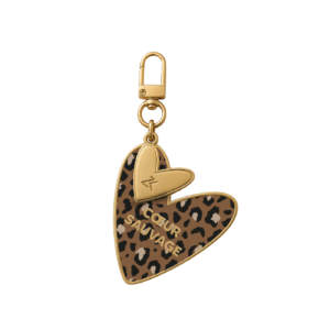 Zakuw – Porte clé émaillé coeur – Sauvage